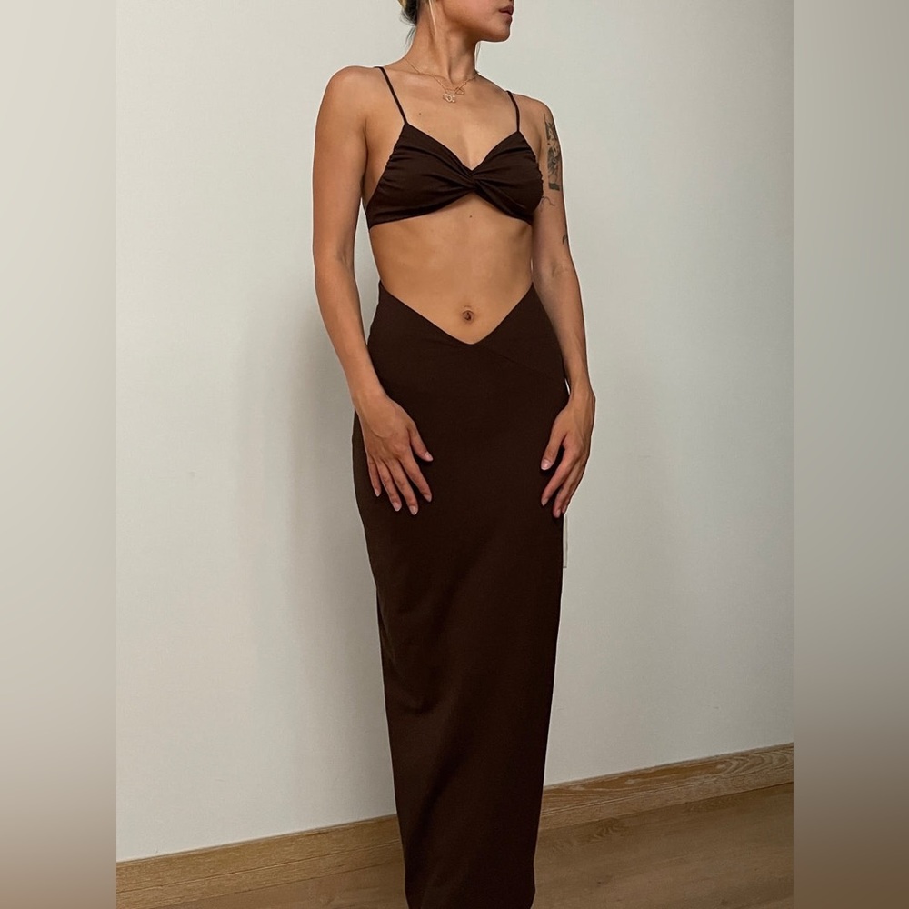 NWOT JIN GIORGIO Danny Dress In Brown